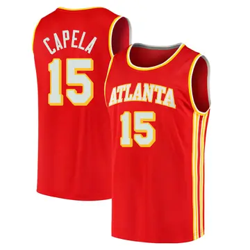 Atlanta Hawks Clint Capela 2020/21 Jersey - Icon Edition - Men's Fast Break Red