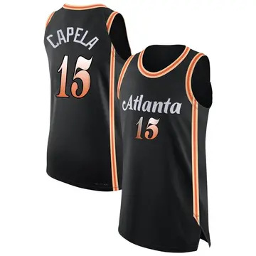 Atlanta Hawks Clint Capela 2022/23 City Edition Jersey - Men's Authentic Black