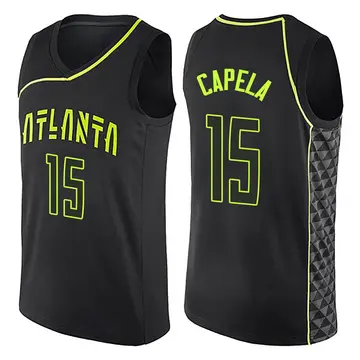 Atlanta Hawks Clint Capela City Edition Jersey - Men's Swingman Black