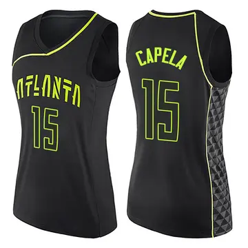 Atlanta Hawks Clint Capela City Edition Jersey - Women's Swingman Black