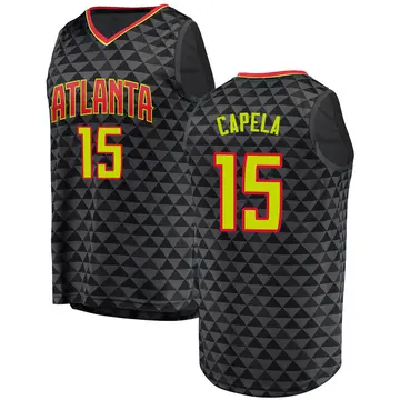 Atlanta Hawks Clint Capela Jersey - Icon Edition - Men's Fast Break Black