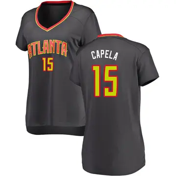 Atlanta Hawks Clint Capela Jersey - Icon Edition - Women's Fast Break Black