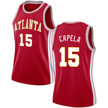 Atlanta Hawks Clint Capela Jersey - Statement Edition - Women's Swingman Red