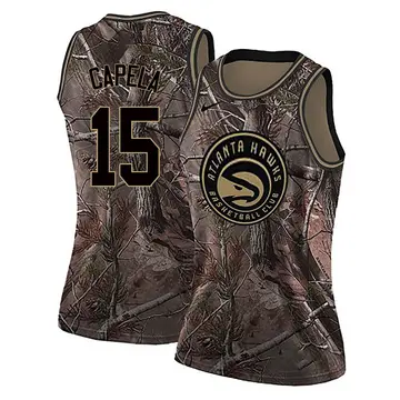 Atlanta Hawks Clint Capela Realtree Collection Jersey - Women's Swingman Camo