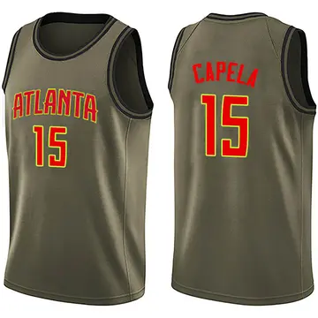 Atlanta Hawks Clint Capela Salute to Service Jersey - Men's Swingman Green